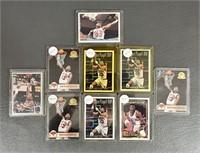 Nine Patrick Ewing Basketball Cards