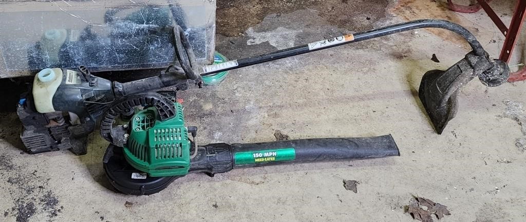 Leaf Blower and Weedeater