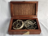 Vintage Box with Costume Jewelry