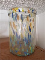 Art Glass Style Vase/ Jar