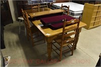 Table w/4 Rope Seat Chair: