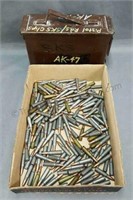 190 Rounds 7.62x39mm AK-47 Ammo with Ammo Box