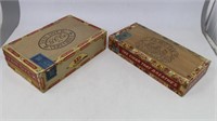 (2) Cigar Boxes "Roi-Tan & "Van Dyck"