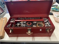 Vintage Heavy Duty Craftsman Toolbox & Contents