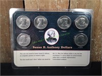 Susan B. Anthony Dollar Set