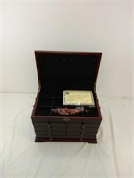 WOODEN JEWELRY BOX