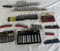 Various socket sets