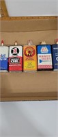 Lot of vintage oiler cans
