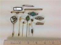 Collection of Stick Pins & Bar Pins