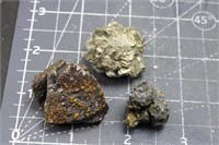 Pyrite & Sphalerite Specimens, 107.6 Grams