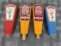 Four Harpoon Beer Taps from Boston
