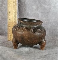 FOOTED POTTERY BOWL