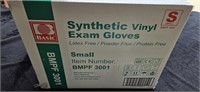 1 Case of 10 Boxes Vinyl Exam Gloves (SM)