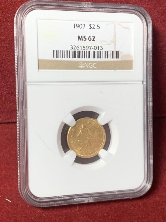 HIMES MONTHLY GOLD AND SILVER AUCTION JUNE 150+ LOTS COINS