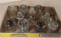 Lot Of Glass Insulators