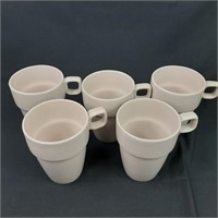 5 Ikea nesting flower pot  mugs