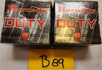 284 - 2 BOXES HORNADY AMMUNITION (B89)