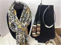 Assorted costume jewelry