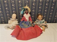 Lot of 3 Dolls