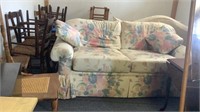 Flowered loveseat