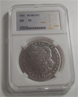 1883 MORGAN $1 DOLLAR 90% SILVER US COIN