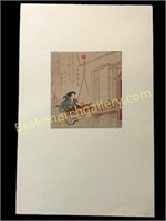 Shigenobu Yanagawa Woodblock Print