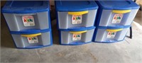 6 storage containers