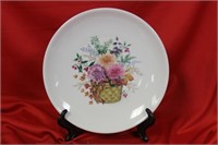 A Hutschenreuther? China Floral Plate
