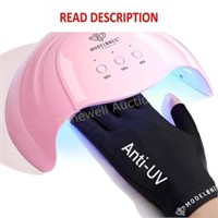 Modelones Gel Nail Lamp with UV Gloves  48W