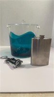 Lot Barware: Acrylic Ice Bucket, Coleman Flask &