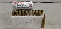 20 Rounds Winchester 243 Win Ammo