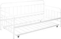 TWIN Daybed & Trundle Frame Set, White