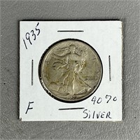 1935 Walking Liberty Half Dollars (90% Silver)