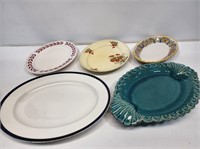 Assorted China Serving Platters