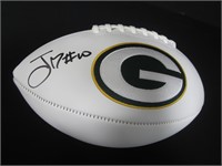 Jordan Love Packers signed Football w/coa