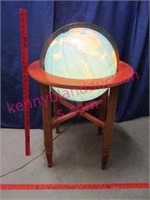 nice larger globe on stand (lighted)