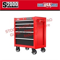 Craftsman 5-Drawer Steel Rolling Tool Cabinet, red
