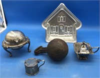 Old Heavy Gate Ball Weight,  Silver Plate
