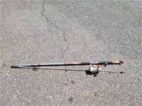 Large Salmon Fishing Pole with Reel