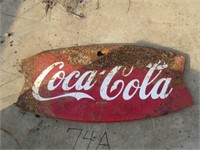 Coca Cola Fish Tail Sign