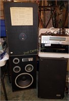 Pair Of Zenith Mc-4000 Allegro Large Speakers