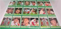 18x 1964 Topps Baseball St. Louis Cardinals Boyer+