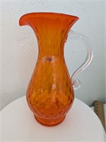 Blenko amberina pitcher