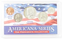 PRESIDENTS COLLECTION COINS WITH SILVER COINS