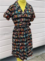 NWT Joanie Sz10 Pepper Book Tiki Dress
