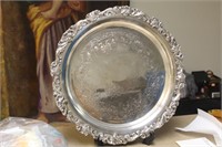 Ornate Silverplate Tray