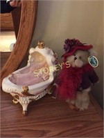 Doll & Glass Baby Rocker