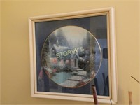 Framed Collectors Plate