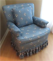 Blue Bedroom Chair