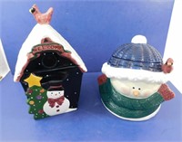 Holiday Cookie Jars--Snowman